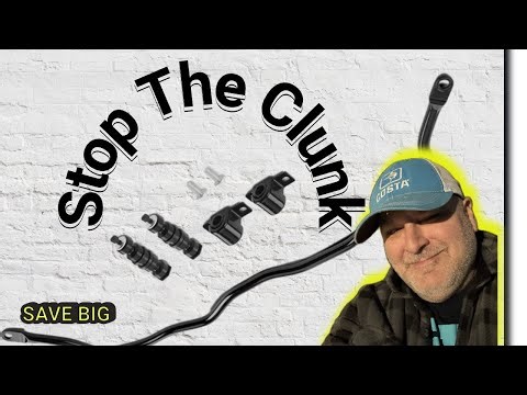 Sway Bar Bushing Noise : Stop the Clunk DIY Car Repair”
