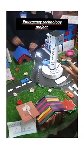 Multi-Tech Smart City Model 🏆👍🏫#viral #science