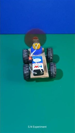 #diy 9v battery project | science project car #shots #viral #battery