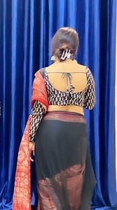 Modal silk saree @drishti4581 #leenapal #saree #blouse #blousedesigns #tranding | Leena pal city delhi