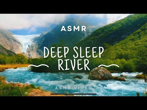 ASMR for Sleep 💤 Running River Water Sounds 🌊 Relaxation and Insomnia Relief