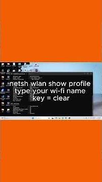 HOW TO FIND YOUR WIFI PASSWORD USING CMD IN WINDOWS11