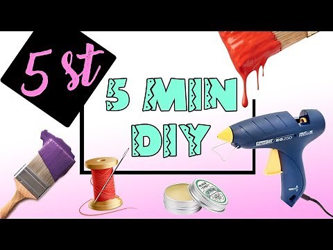 ⏱ 5 minuter DIY pyssel