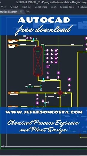 27 reactions | In this tutorial, you will learn step by step to download for FREE a licensed AutoCAD Plant 3D (2017, 2018, 2019 or 2020) without the need for crack or illegal procedures. AutoCAD Plant 3D is a powerful tool for drawing of piping and instrumentation diagram (P&ID) and Process Flow Diagram (PFD). I strongly recommend my mentees to learn at least the basics about AutoCAD. With AutoCAd Plant 3D you can easily do P&ID and PFD using AutoCAD P&ID module. It has pre set drawings based on