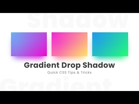 CSS Gradient Drop Shadow | Quick CSS Tips & Tricks