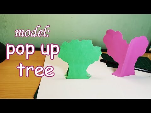 model: Pop Up Tree - 2 simple ways how to make a pop up tree