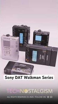 Better than CD, portable, digital audio in 1990! Sony’s BEST Digital Audio Tape DAT #Walkman models