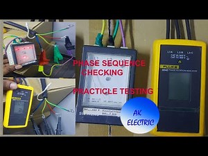 PHASE ROTATION INDICATOR & PHASE SEQUENCE INDICATOR, HOW TO USE PHASE ROTATION INDICATOR PRACTICALLY