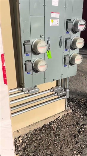 Edison Electric 5 Meter Pack Installation In Downtown Hamilton, MT.