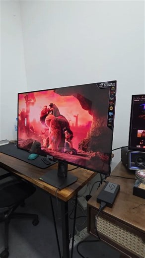 6.2K views · 90 reactions | ♥️ Asus ROG Strix OLED XG32UCDS Gaming Monitor 32-inch 4K UHD QD-OLED panel, 165 Hz, 0.03 ms, custom heatsink, Neo Proximity Sensor - អរគុណបងសម្រាប់ការគាំទ្រ. #gamingmonitor #asusrogstrix #oledmonitor #xg32ucds #rogmonitor | Mood Setup Studio | Facebook