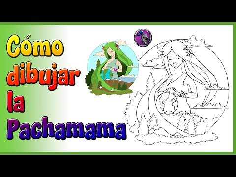 🌱​How to draw PACHAMAMA 🌳​How to draw MOTHER EARTH✏️😀