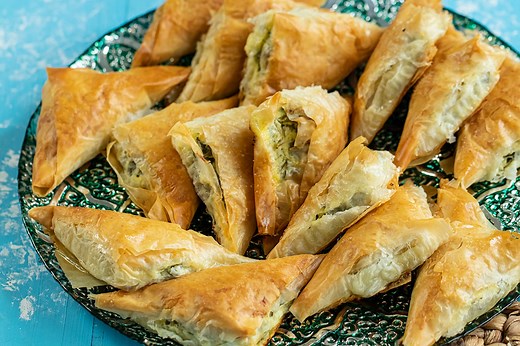 SPANAKOPITA: Greek Spinach & Phyllo Triangles