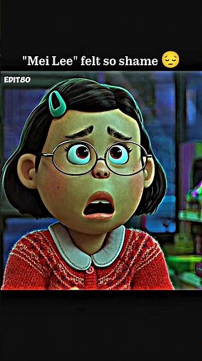'Mei Lee felt so shameful | Turning red | #animation #short #edit @radiant-edit