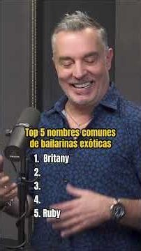 The Most Common Exotic Dancer Names