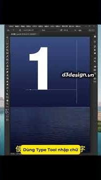 Create creative numbers in Photoshop #d3design