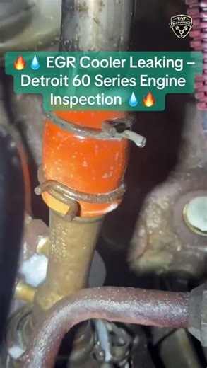 🔥💧 EGR Cooler Leaking – Detroit 60 Series Engine Inspection 💧🔥