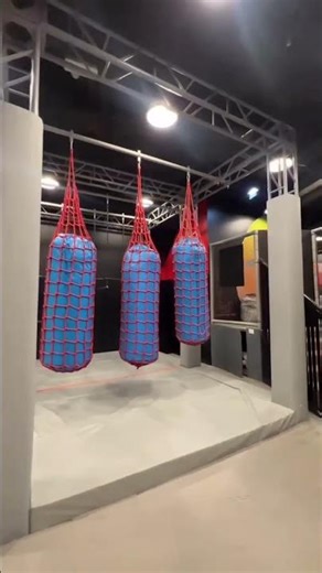 Skyfall Trampoline park 🤩#dubai #tr88house #skyfall #bluewatersisland #vibes