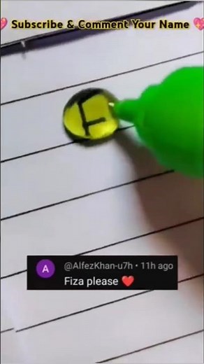 Bubble Name Writing💭Tag to Fiza💕#art#crafts #calligraphy#nameart#letter #writing#yt#ytshorts#funny