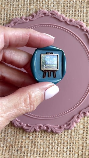 Creating Textured Tiny Art with Wax Seals