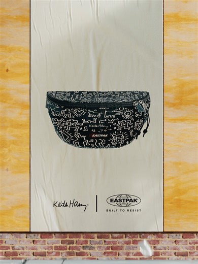 When art comes to life #KeithHaringxEastpak © Keith Haring Foundation. Licensed by Artestar, New York.