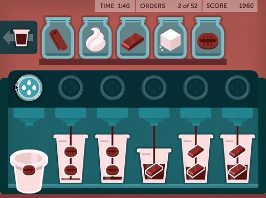 Need a mid-week boost? Watch one of our game developers serve 49 orders in Trouble Brewing and get some inspiration to start your daily Lumosity workout! Trouble Brewing challenges your divided attention or the ability to simultaneously respond to multiple tasks or task demands – hence the coffee shop being just the perfect setting for this game! We’ve seen some of our players getting to 54 and even over 70 orders in Trouble Brewing – how far have you got? Share your experience in the comments, 