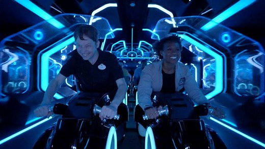 A look at the new TRON Lightcycle Run at Walt Disney World