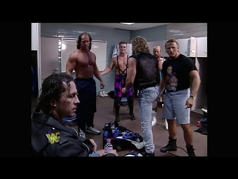 Hart Foundation Hunt for Shawn Michaels Backstage! 1997 (WWF)
