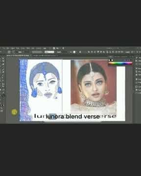 how to draw portrait Adobe illustrator