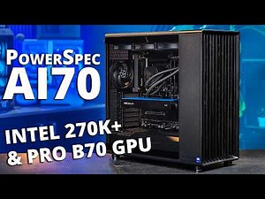 Testing the PowerSpec AI70: Intel Arc Pro B70 for Local AI at Micro Center