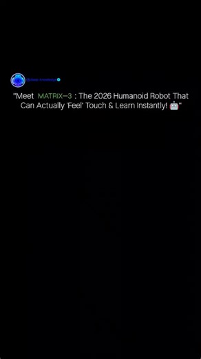 THE KNOWLEDGE HUB | Based on the announcement in January 2026, the MATRIX-3 is a third-generation humanoid robot developed by Shanghai-based Matrix Robotics,... | Instagram