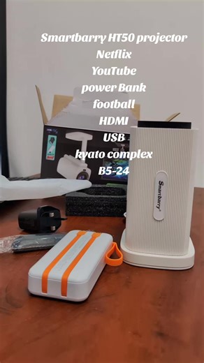 Smartbarry HT50 projector #projectors #ugandatiktok #smartprojector #video_viral #foryoupage
