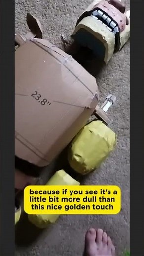 Making A IRL Spring Bonnie From Scratch! pt:6 #shorts #fnaf #viralvideo