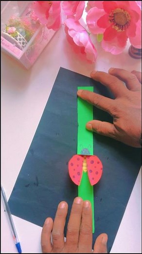 Let's make a flying beetle out of paper.🥰 #beetle #flying #easy