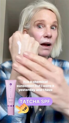 New TATCHA SPF on Mature Skin! 🧴 Sephora Find #skincare #over50 #sunscreen