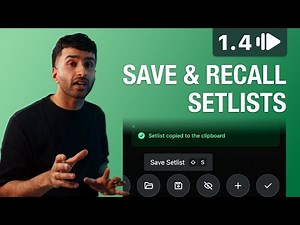 Building and Recalling Setlists in the Setlist Editor (Official AbleSet Tutorials)