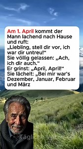 Am 1. April kommt der Mann lachend nach Hause und ruft😂 . . . . #shorts #witz #lustig #deutscherhumor #funnyshorts #witzedesjahres #gag #comedyshorts #viral #humor | Tagliche Witze
