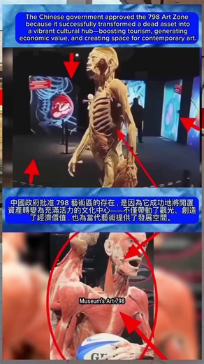 中國政府允許 798 藝術區的存在，因為這個地方成功將一個閒置資產轉變為充滿活力的文化中心。#museum798 #shorts #fyp #viral #trending #global #usa
