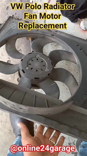 VW Polo Radiator Fan Motor Replacement #automobile #mechanic #volkswagencar #code #viral #vw