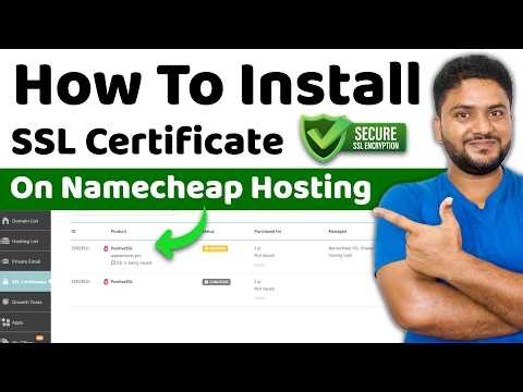 How to Install SSL Certificate on Namecheap Hosting