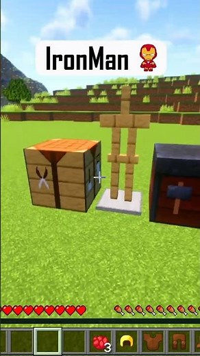 Minecraft Iron Man Armor 🔥 | Superhero Suit Build Design