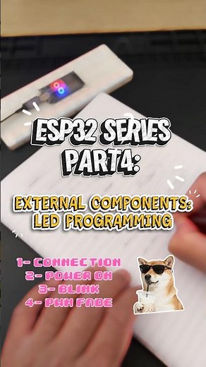 ESP32 Getting Started 😉: External LED Turn On, Blink, Pulse, and Fade with PWM