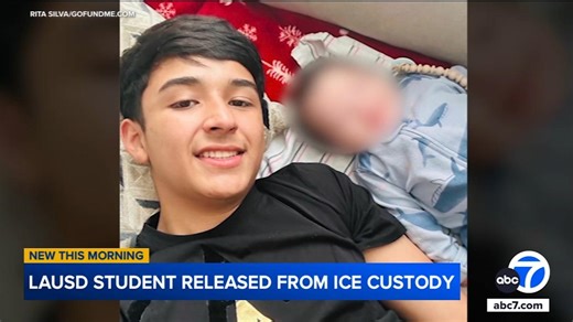 LAUSD student released from ICE custody months after being detained by federal agents in Van Nuys