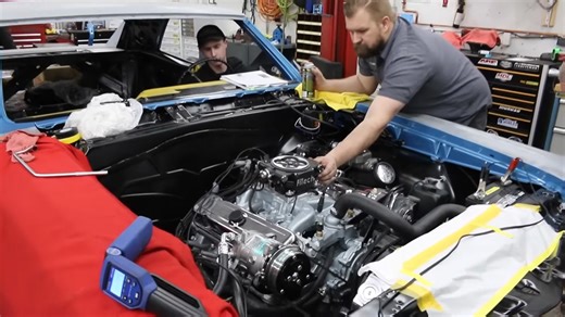 Reviving an iconic vintage car with modern craftsmanship