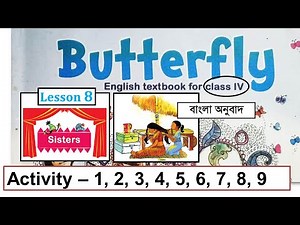 Sisters Class 4 Butterfly Lesson 8 Activity Question Answer West Bengal Board Butterfly Book