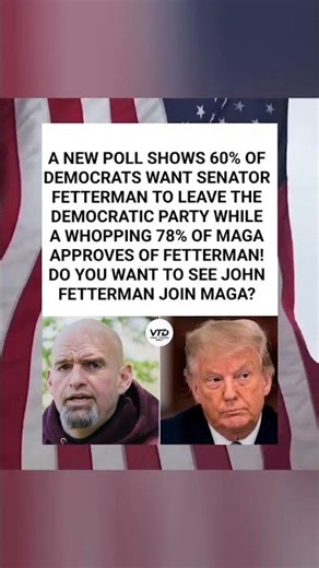 Fetterman faces Democratic backlash as approval from Republicans climbs. #USNews