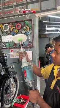 Bullet buffing full detail one shorts ❤️🦅🙏#royalenfield #shorts #buffing #rbwshop