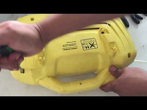 How to repair a Karcher K2 that won't turn on, has a faulty connection, or works intermittently.
