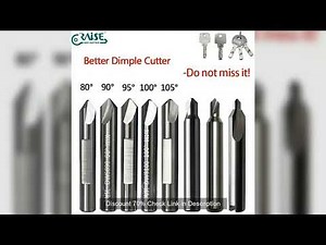 Key Machine Dimple Cutter 90° 95° 100° 105° F1W F20W F6W Compatible With SILCA Keyline JMA Locksmith