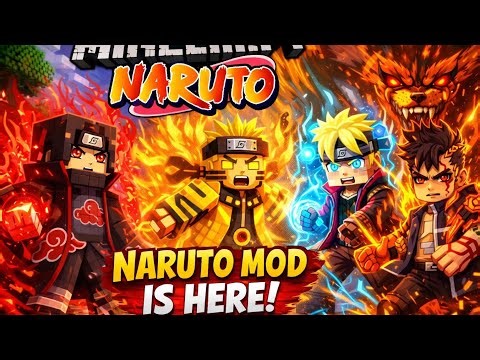 Finally Naruto mod is here for Minecraft pe/bedrock sry for late 