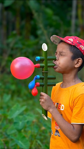 3.6M views · 19K reactions | DIY Bamboo Toys #colourful #balloons #craft #toys | Bamboo Cottage | Facebook